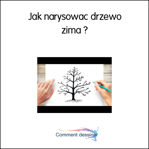 Jak narysować drzewo zimą